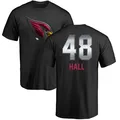 Men's ＃48 Hassan Hall Arizona Cardinals Black Midnight Mascot T-Shirt