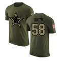 Men's ＃58 Mazi Smith Dallas Cowboys Olive Legend Salute to Service T-Shirt