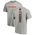Men's ＃59 Jamree Kromah Chicago Bears Backer T-Shirt Ash