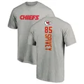 Men's ＃85 Geor'Quarius Spivey Kansas City Chiefs Backer T-Shirt Ash