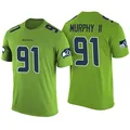 Men's ＃91 Byron Murphy II Seattle Seahawks Green Legend Color Rush T-Shirt
