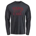 Men's Kedon Slovis Houston Texans Navy ＃0 Flanker Long Sleeve T-Shirt