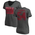 Women's ＃54 Dyontae Johnson New York Giants One Color T-Shirt Ash