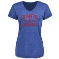 Women's ＃98 D.J. Davidson New York Giants Royal Flanker T-Shirt