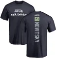 Youth ＃60 Michael Novitsky Seattle Seahawks Navy Backer T-Shirt
