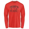 Youth ＃94 Carl Nassib Tampa Bay Buccaneers Red Flanker Long Sleeve T-Shirt