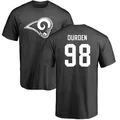 Youth ＃98 Cory Durden Los Angeles Rams One Color T-Shirt Ash
