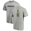 Youth Teair Tart Los Angeles Chargers Gray ＃0 Name & Number T-Shirt Heather